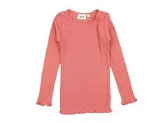 Wheat faded rose rib t-shirt Reese
